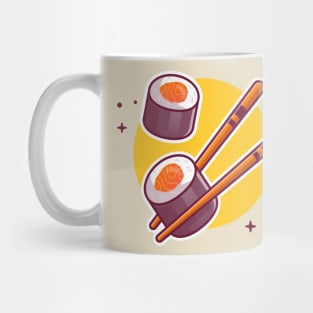 Sushi With Chopstick (2) Mug